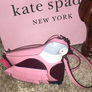 Kate Spade Love Birds Bird Crossbody Leather Bag
